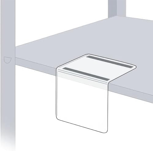 StoreSMART - Bookshelf & Warehouse Tag/Label Holders - 3" x 5" - Magnetic Flap - 1000-Pack - SPC1932M-1000