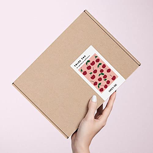 MVNOIRE Flower Stickers Packaging Sealing Labels Sticker for Handmade Gift Commodity Decor