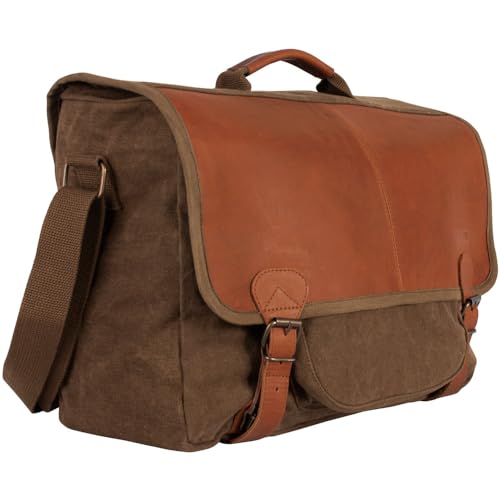 Fox Outdoor Products Graduate Satchel Briefcase, Olive Brown