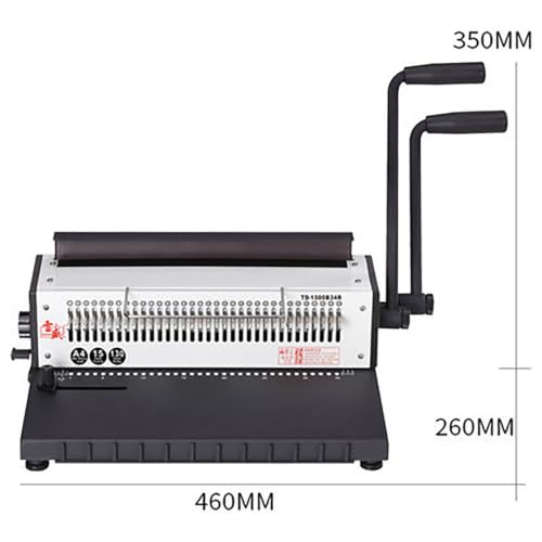 1500B34R Wire Binding Machine Iron Ring A4 Paper Binder Tool