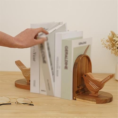 kP8Jn2JgH Bookends Book Ends, Decorative Bookends for Shelves, Non-Skid, Handmade Decorative