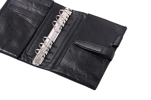Franklin Planner 86077 French Seam Binder 25mm Compact Black