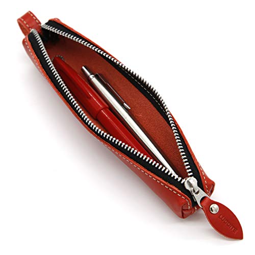 Luddite LDK-SPN-03 Stick Pen Case, Leather, Red