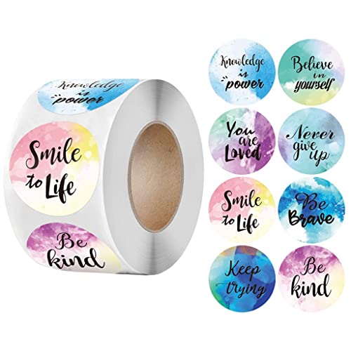 OISNGWNG Watercolor Reward/Incentive Stickers Motivational Sticker School Stationery Supplies