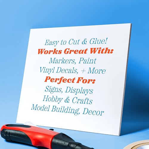 Flipside Products White Foam Board 20” x 30” - Premium Double-Sided with White Foam Core, 3/16" Thick - Photography Mounting, Art Projects, Presentations, Display & Signage – Pack of 40