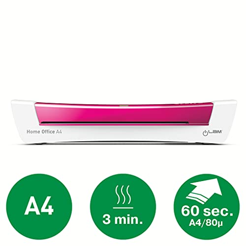 Laminator Leitz iLAM A4 Pink Home Office, 73680023 (Home Office)