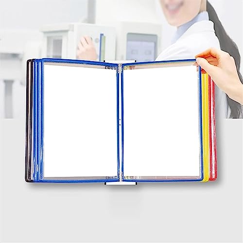 FELIZHA Hanging Wall File Folder,Portfolio Folder a4, Folders, A4 Wall Mounted Document Holder, File Holder/Rood/13 * 9 * 1.57In (Color : Geel, Size : 13 * 9 * 1.57In)