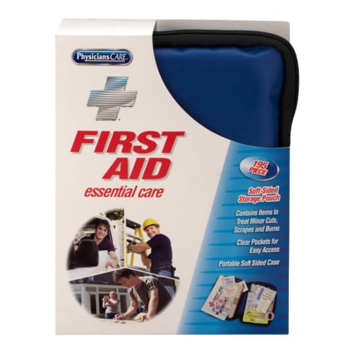 PhysiciansCare Soft Sided First Aid Kit for Up to 25 Poeple, 195 Pieces, EA - ACM90167