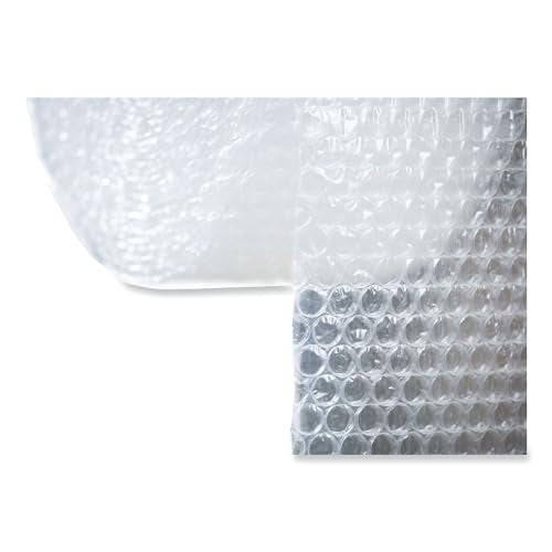 Bubble Packaging, 0.31" Thick, 24" x 75 ft, Perforated Every 24", Clear, 4/Carton