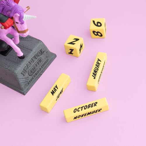 Grupo Erik Marvel Deadpool 3D Perpetual Calendar | Table Calendar
