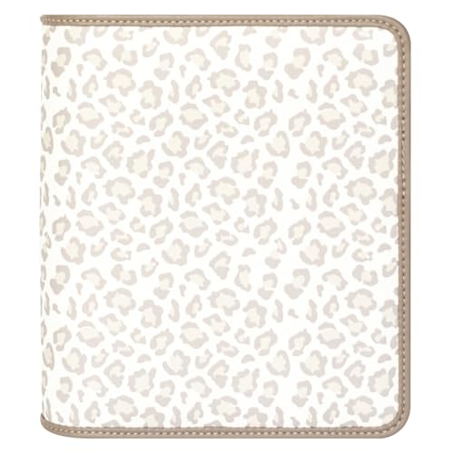 FranklinCovey - Cheetah Noir Simulated Leather Open Binder (Compact, Sand)