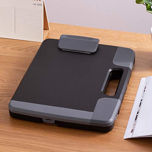 Portable A4 File Document Clipboard Storage Case Organizer