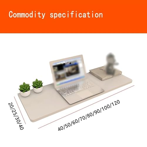 GHHDPXM Wall Mounted Folding Desk - Space-Saving Collapsible Work Table for Kitchens, Sewing Stations, Crafting, Laundry - White (50x20cm)