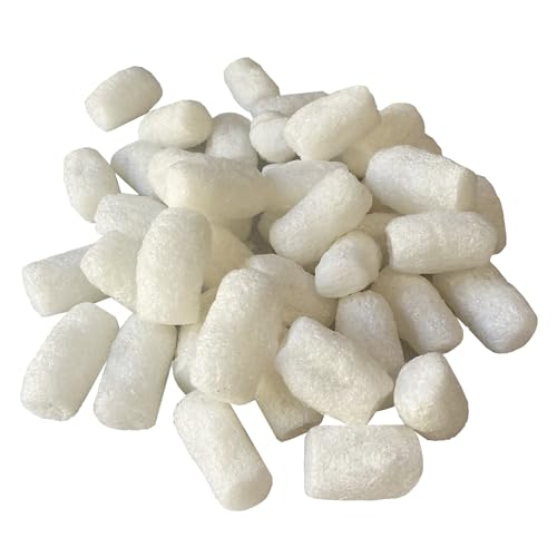 UOFFICE Packing Peanuts 3.5 cu. ft. (22.5 Gallons) Compostable Cushion for Shipping Dust-Free & Abrasion Resistant - Void (1-Pack, Bio Renature)