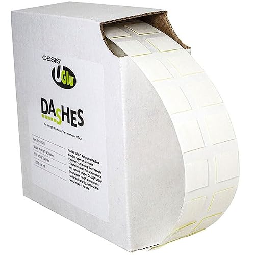 Floral Accessories - Uglu Adhesive Dash, 1,000/box Rd, Clear, Miscellaneous, 1 Bag