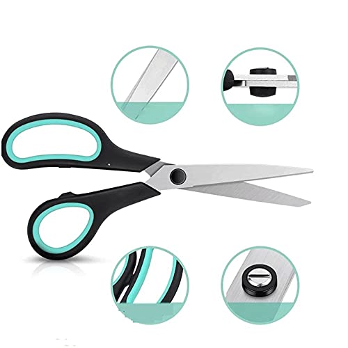 DSWMY Craft Scissors, Craft Scissors 8 Inch Professional Stainless Steel Tailor Dressmaker Shears Sewing Needlework Accessories