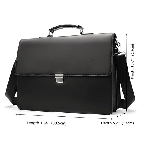 Carrying Briefcase Vintage Messenger Bag Large Capacity Single Shoulder Crossbody