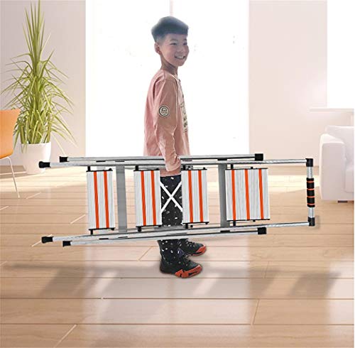 FLYIFE Step Stool Anti-Skid Three-Step Ladder, Stainless Steel Four-Step Ladder Two-Step Ladder Stool Kitchen Bathroom Footstool Room Decorate Stepladders Household Ladder/43 X 73 X 139Cm