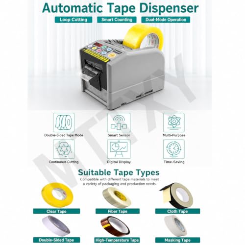 Electric Tape Cutting Machine with Manual & Auto, for Office School Shop