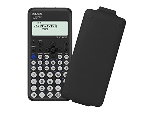 Casio FX-82SP CW - Scientific Calculator, with Jess Wade illustrated by Coco Escribano, Recommended for Spanish and Portuguese Curriculum, 5 Languages, Over 300 Functions, Dark Grey