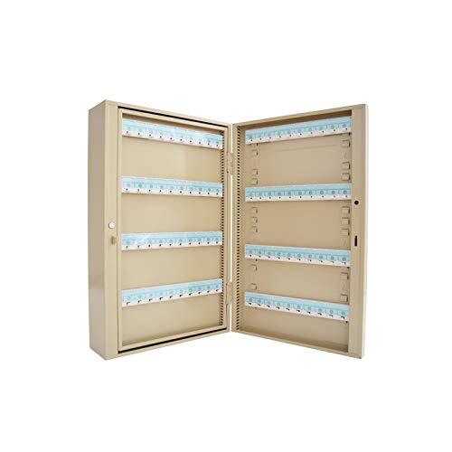 HayWHNKN Key Lock Cabinet Adjustable Key Cabinet Lock Box with Key Hang Beige 240 Position