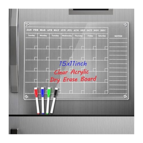 Magnetic Board Planner Daily Weekly Monthly Fridge Calendar
