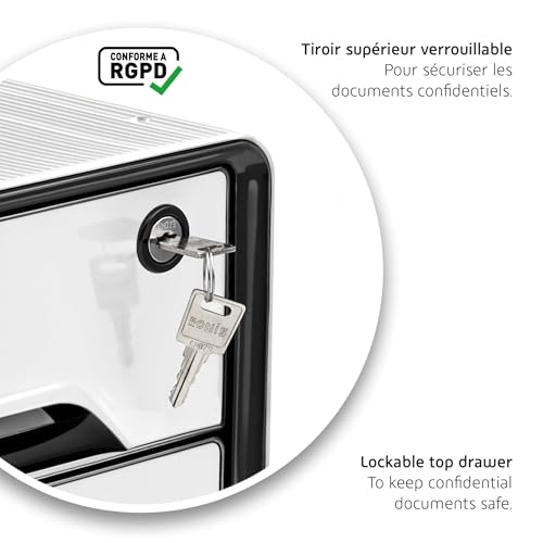 CEP Desktop Module with Key Lock Smoove Secure Riviera 7-311S Ri