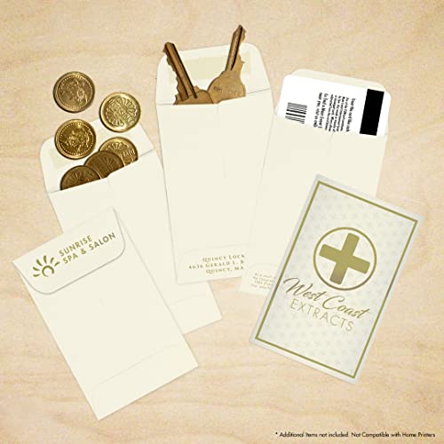 LUXPaper #1 Coin Envelopes | 2 1/4" x 3 1/2" | Natural | 80lb. Text | 500 Qty