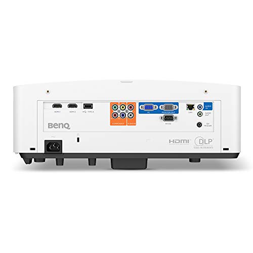 BenQ LH710 1080p DLP Lamp-Free Laser Projector, 4000 ANSI Lumens, Color Accurate, Maintenance-Free 24/7 Operation, 20,000 hour laser life, Network control, HDMI