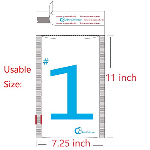 25/200/400/1000/2000 pcs #1 7.25x12 Poly Bubble Padded Envelopes Mailers Shipping Bags AirnDefense (1000)
