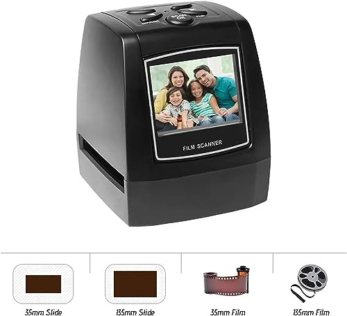 Slide Scanner,Negatives Film and Slide Digitizer with 2.36" LCD Color Screen,135mm Films Negatives & Slides