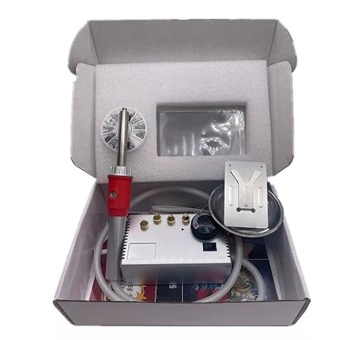 QYDZSHOP Vacuum Rhinestone Setting Machine, Rhinestone Application Tool,with 4 Brass Setting Tips,with Temperature Control,Range 1–8 Mm,for Clothes, Shoes, Fabric Crafts, Portable 110V