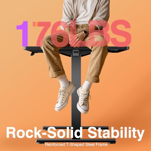 Sweetcrispy Electric Standing Desk, Computer Desk, 40x24 Inch