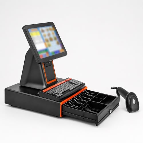 1366*768 HD All-in-One Touch Screen Single/Dual Monitor Cash Register