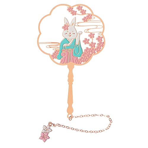 Bookmark Metal Creative Bookmark, Chinese Style Unique Hollow Out Bookmarks with Tassel Book Marker Clip Reader Student Office School Stationery Supplies Metal Bookmark (Color : 4) (13)