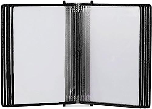 KGDJBGSE Wall Mounted Display File Holder A4 Folder With 10 Sleeves For Documents(Blue)