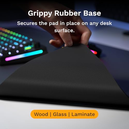 GLORIOUS Gaming Mouse Pad GMP 2-3XL - Spill-Proof Mouse Pad, Optimised for Gaming Sensors, Balanced Surface for Speed & Control, Edgeless Design - 1220mm x 610mm x 3mm - Triple Extra Large Desk Mat