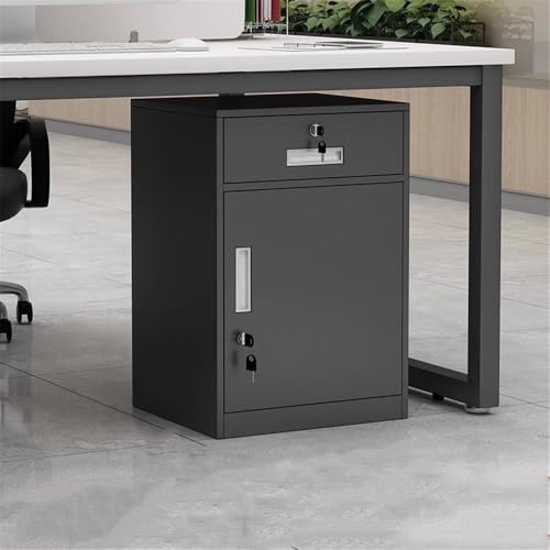 Cabinet File Cabinet Short Office Cabinet Multifunctional Storage Cabinet File Cabinet Steel Under Desk Drawer Cabinet with Lock Cabinet, 1.2mm File
