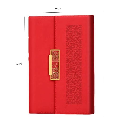 GYECWIOCM Retro Xiang Yun Notebook Wooden Signature Pen Bookmark Gift Box Bag