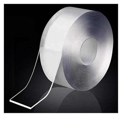 WANGXCQ 2mm Double-Sided Tape 5M Wall Stickers Home Improvement 1M/2M Strong Thicken Tapes Adhesif Double Face(3 M,20 MM)