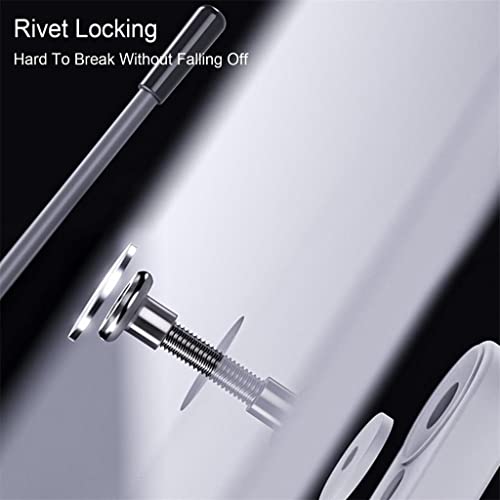RVCSJAY Book Stand Reading Holder in Bed Rotatable Support 360 Aluminum Alloy Turntable Portable Solid