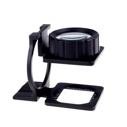 10X Full Pocket Tester Loupe Thread Counter Folding Cloth Magnifiers Magnifying Glass ﻿