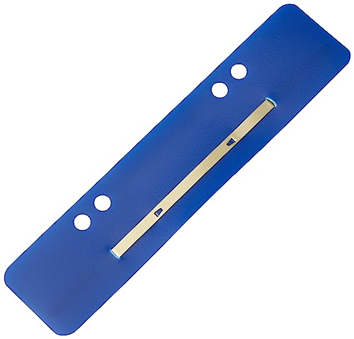 Durable Flexi Filing Strip Fastener 34 x 150mm, Pack of 250 Fastening Strips, Dark Blue in Colour, Ideal for Organising and Storing Documents