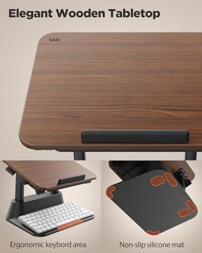 SAIJI Laptop Stand for Desk, Adjustable Standing Desk Riser Up to 20.5"