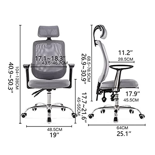POCHY Flexible Office Chair Office Chair Regulating Desk Chair Ergonomics Computer Chair Comfortable and Breathable Executive Chairs Managerial Chairs Cozy