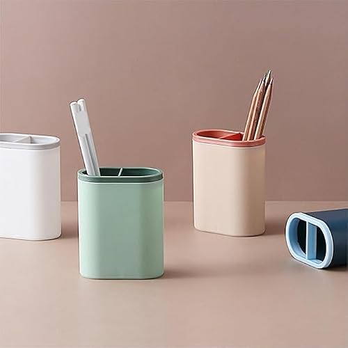 MQELHKCYSGX Pen holder with simple design, pencil for office stationery storage, practical stand for desktop, case for pens