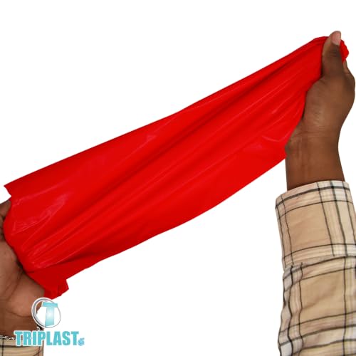 Triplast 22 x 30-Inch Plastic Mailing Postal Bag - Red (Pack of 200)