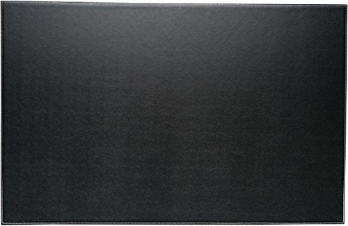 Bey-Berk Leather Desk Pad Black, 18 x 28