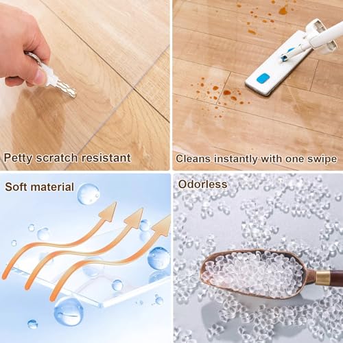 Heavy Duty Floor Mat for Rolling Chair Non-Slip Desk Protector for Carpet