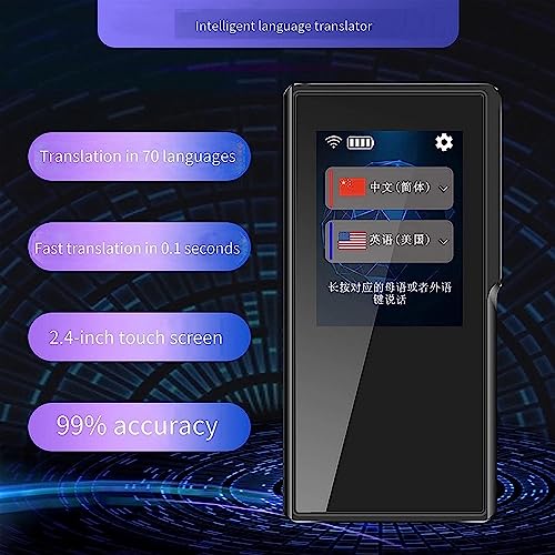 EliteBloom Portable Languages Two Way Instant Voice Translator, Portable Foreign Language Translators Device, Portable Two Way Voice Interpreter,